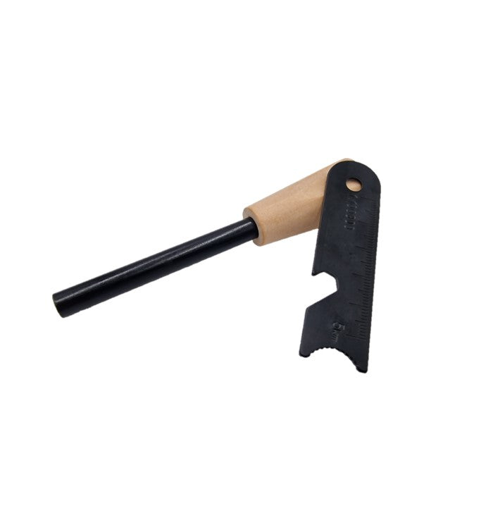 Fire starter set, fire steel 7 cm magnesium, survival, outdoor, bushcraft, camping, 4-piece.