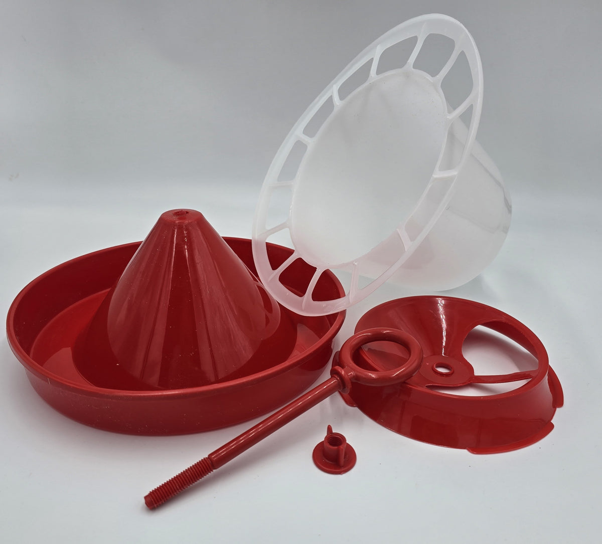 Poultry drinker, chicken drinker, 18 L automatic XL drinker, water dispenser, drinking bowl for poultry