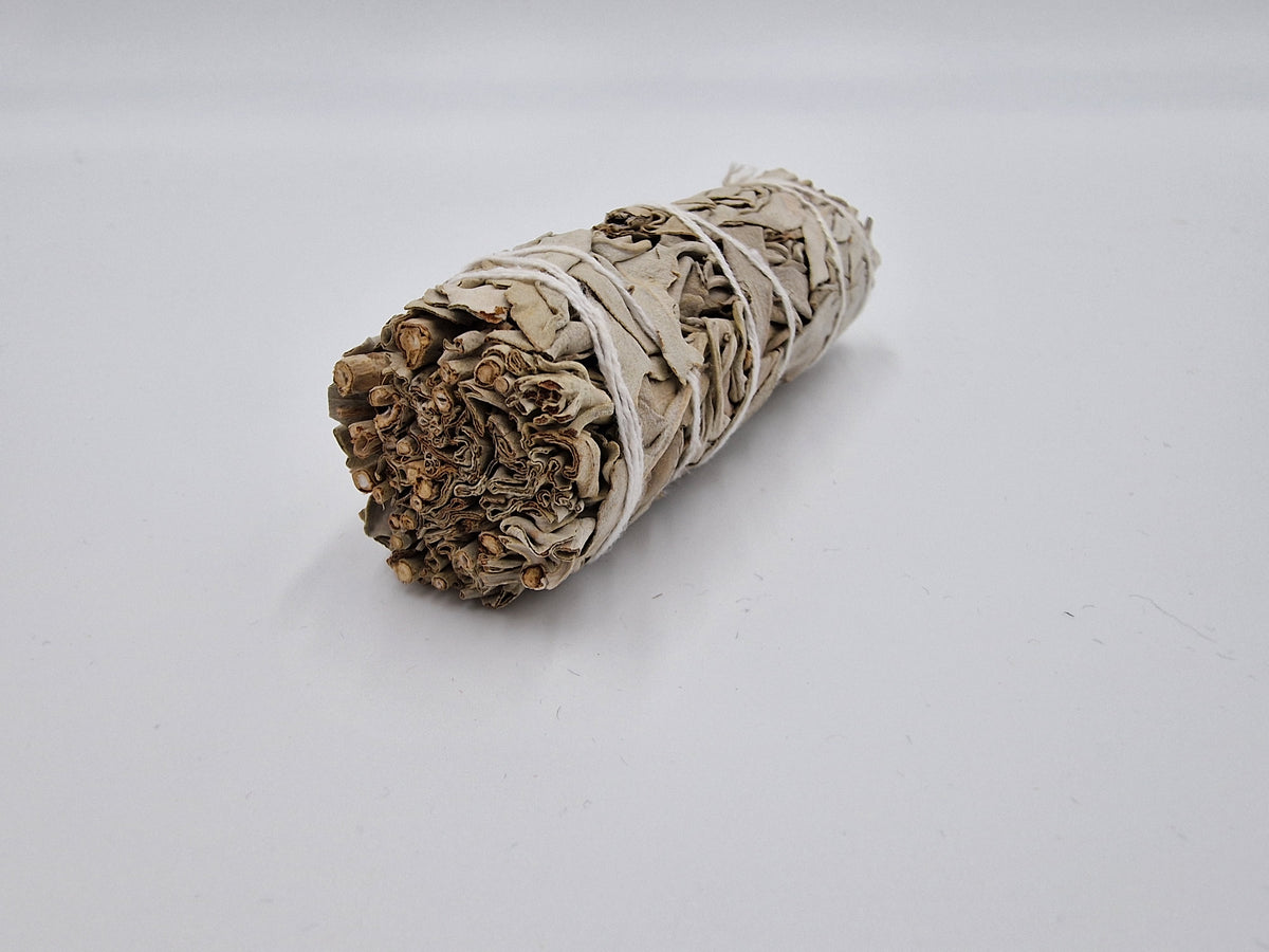 White Sage Incense 10 cm Bundle Smudge Stick Meditation Yoga Indian Sage