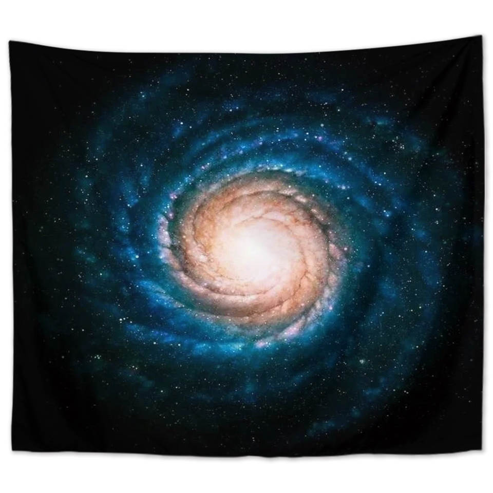 Wall hanging UV Galaxy 200x150 cm Spiral Galaxy UV Fluorescence Wall Cloth Tapestry