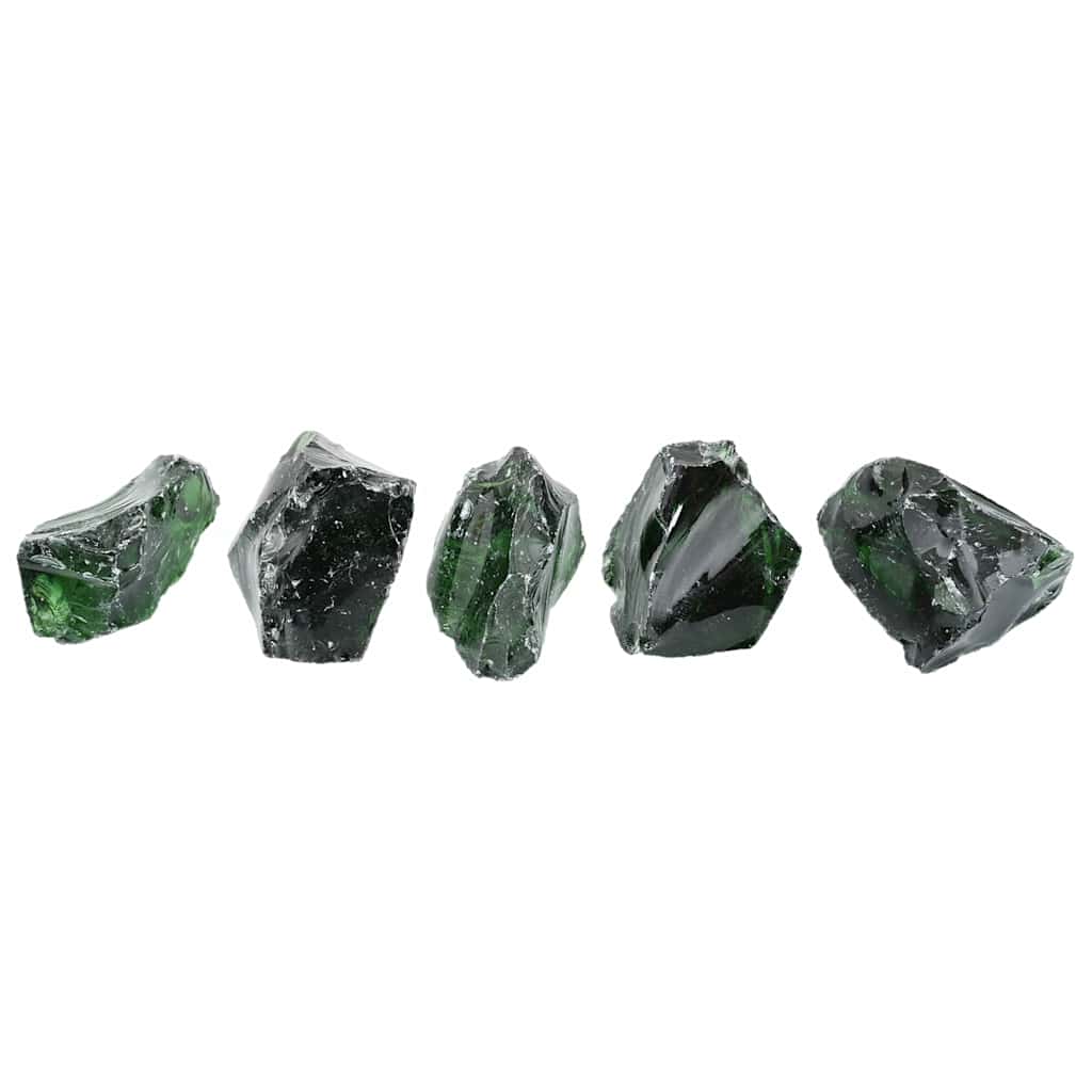 Gabionensteine aus Glas Grün 60-120 mm 25 kg Glassteine Dekosteine Glasbrocken