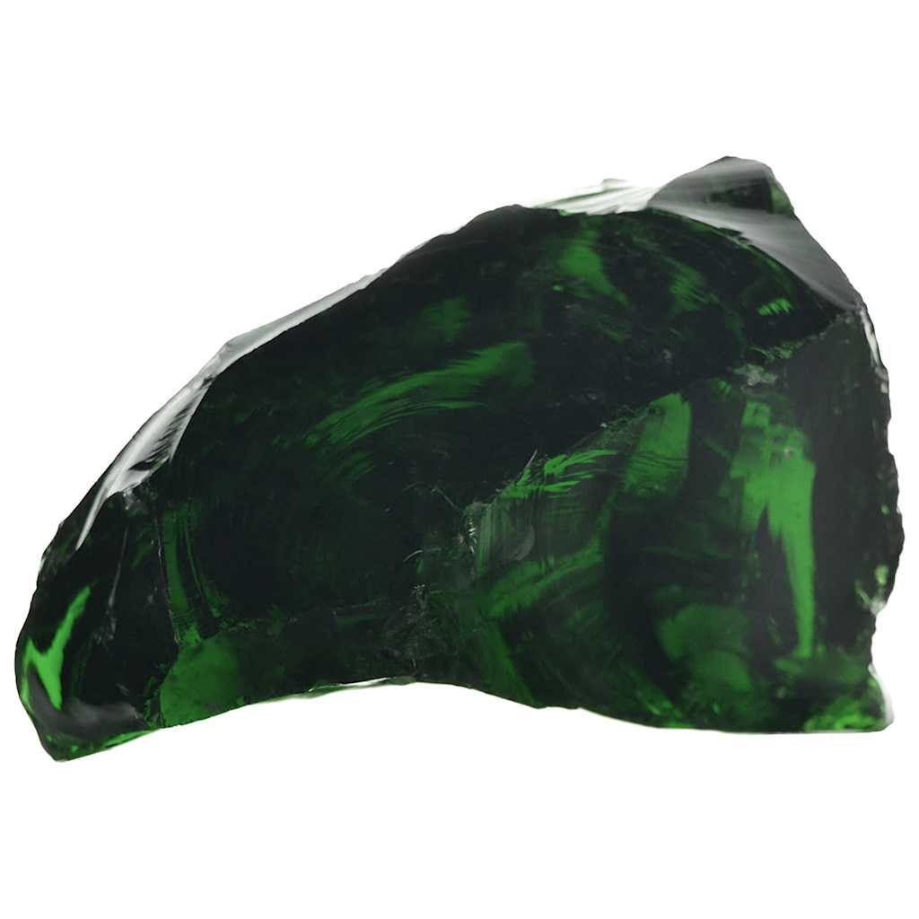 Gabionensteine aus Glas Grün 60-120 mm 25 kg Glassteine Dekosteine Glasbrocken