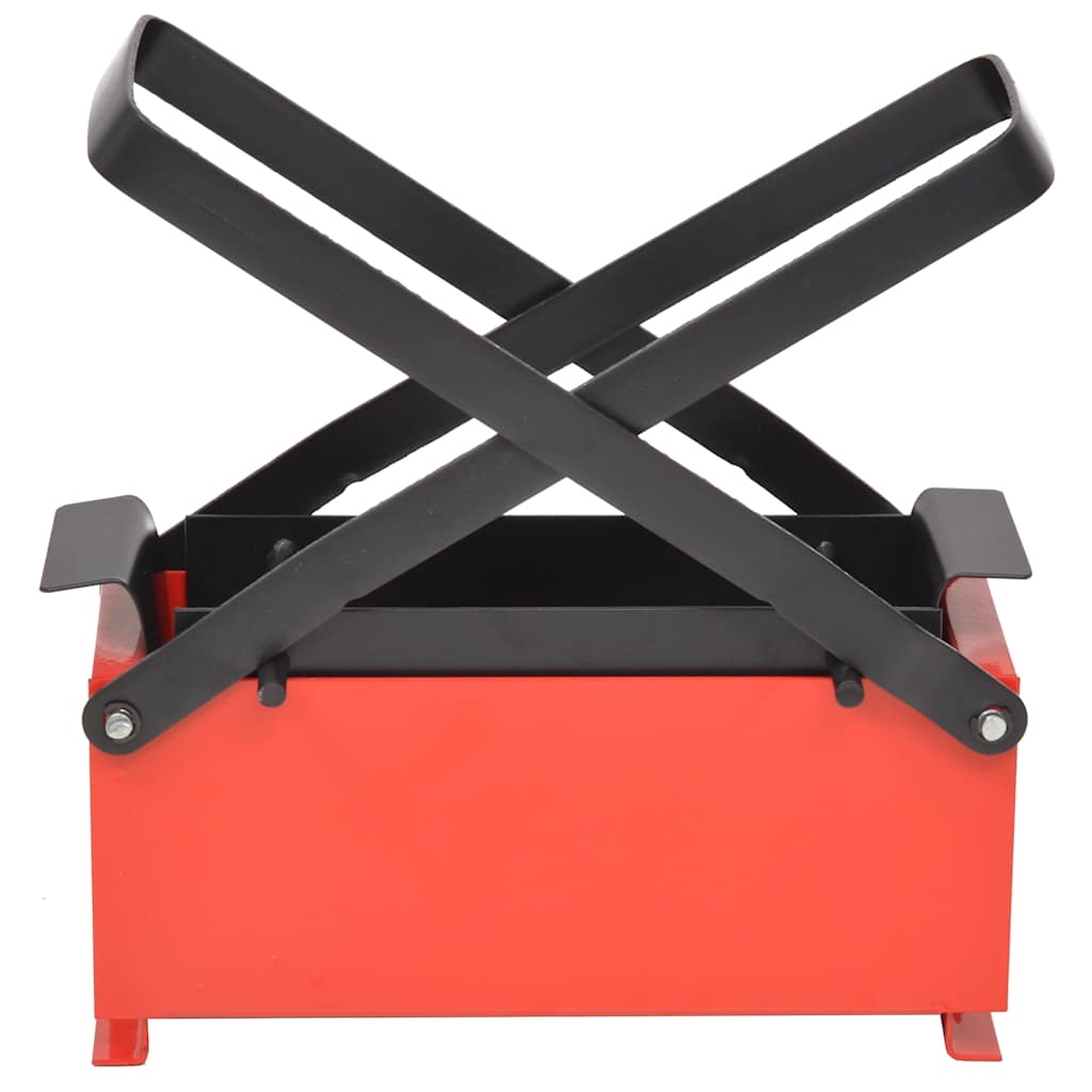 Papierbrikettpresse Stahl 34 x 14 x 14 cm Papierpresse Brikettpresse