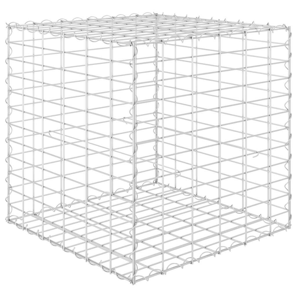 Gabionen Würfel Stahldraht 60x60x60 cm Steinkorb Gartenzaun Element Mauer Wand