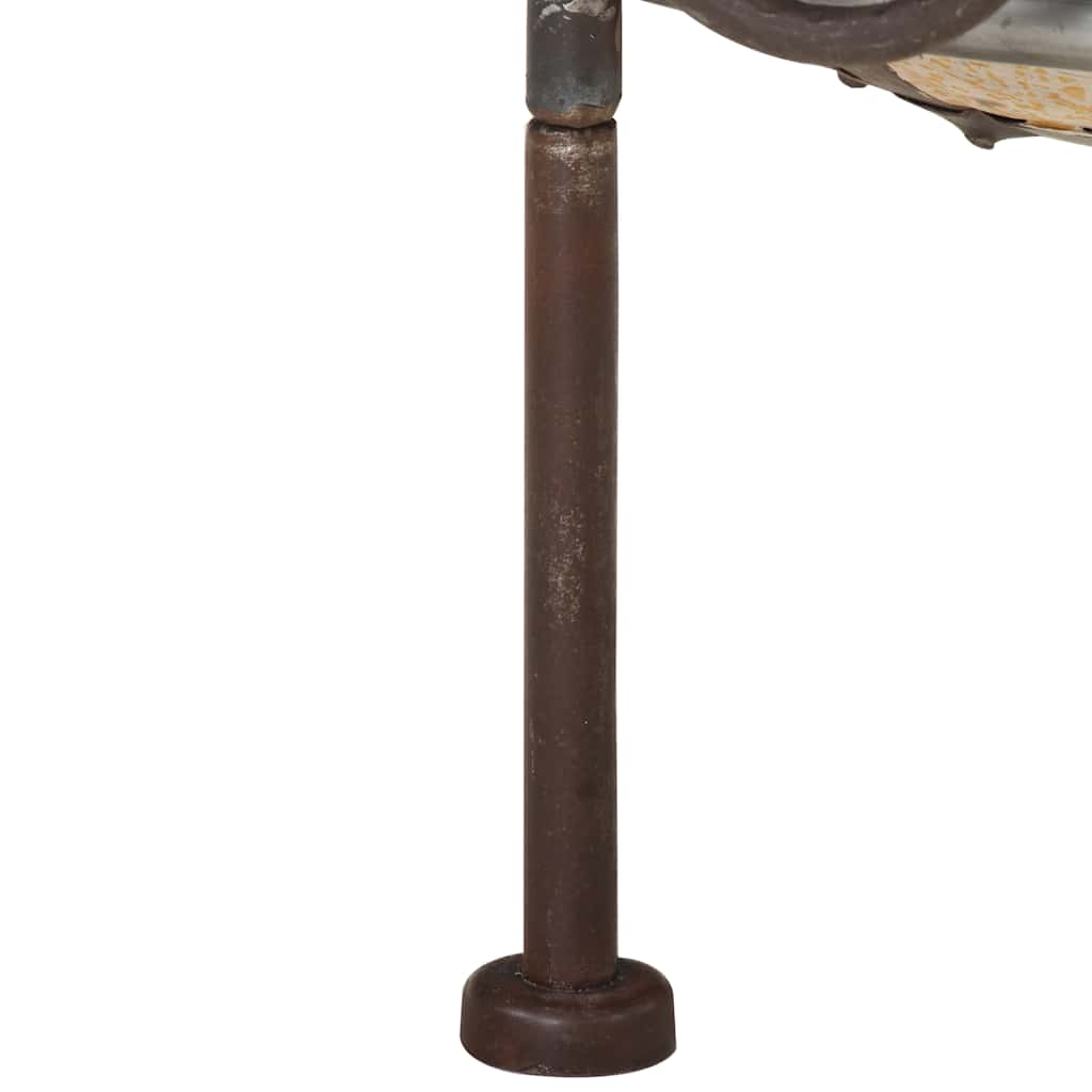 Feuerschale Ø 40 cm Bunt Rustikal Eisen Feuerstelle Shabby Feuerstelle rusty