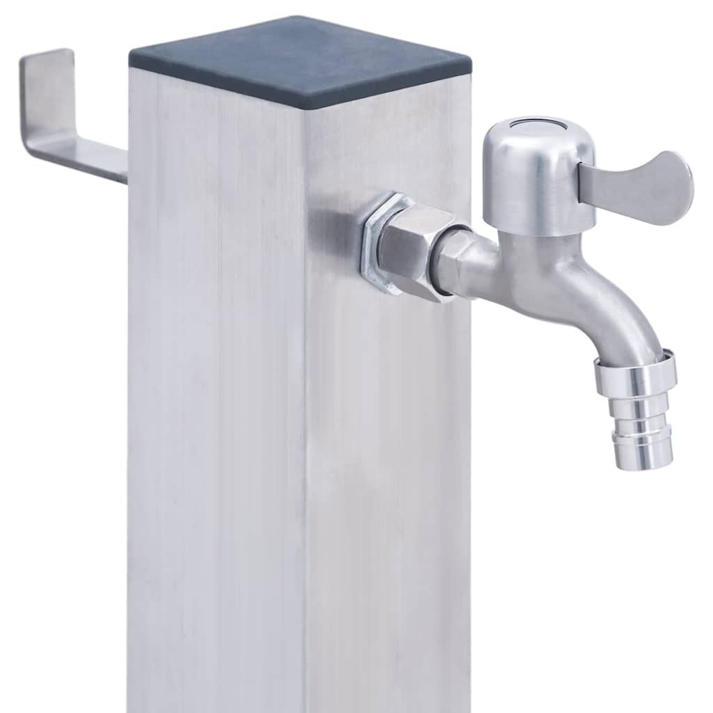 vidaXL Garden Water Column 40 cm Stainless Steel Square