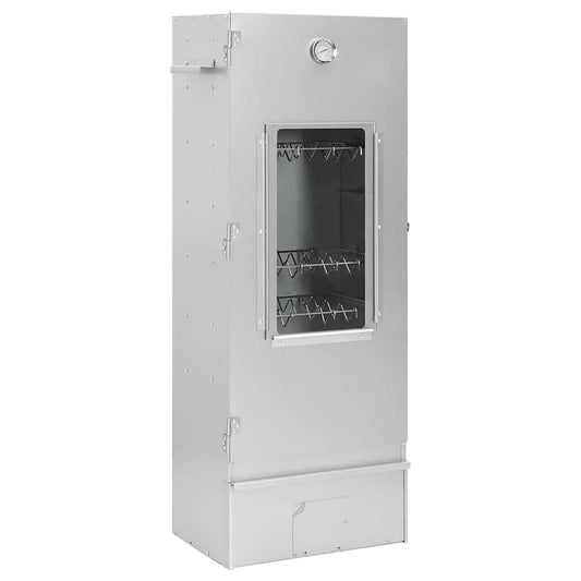 Räucherofen 1 kg Räuchermehl Smoker 44,5 x 29 x 110 cm Räucherschrank verzinkt