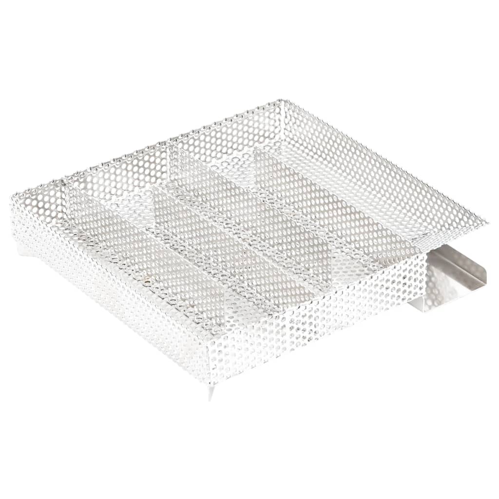 Kaltrauchgenerator 5-Kammer 21x21x4,5 cm Edelstahl Rauchgenerator für Räucheröfen
