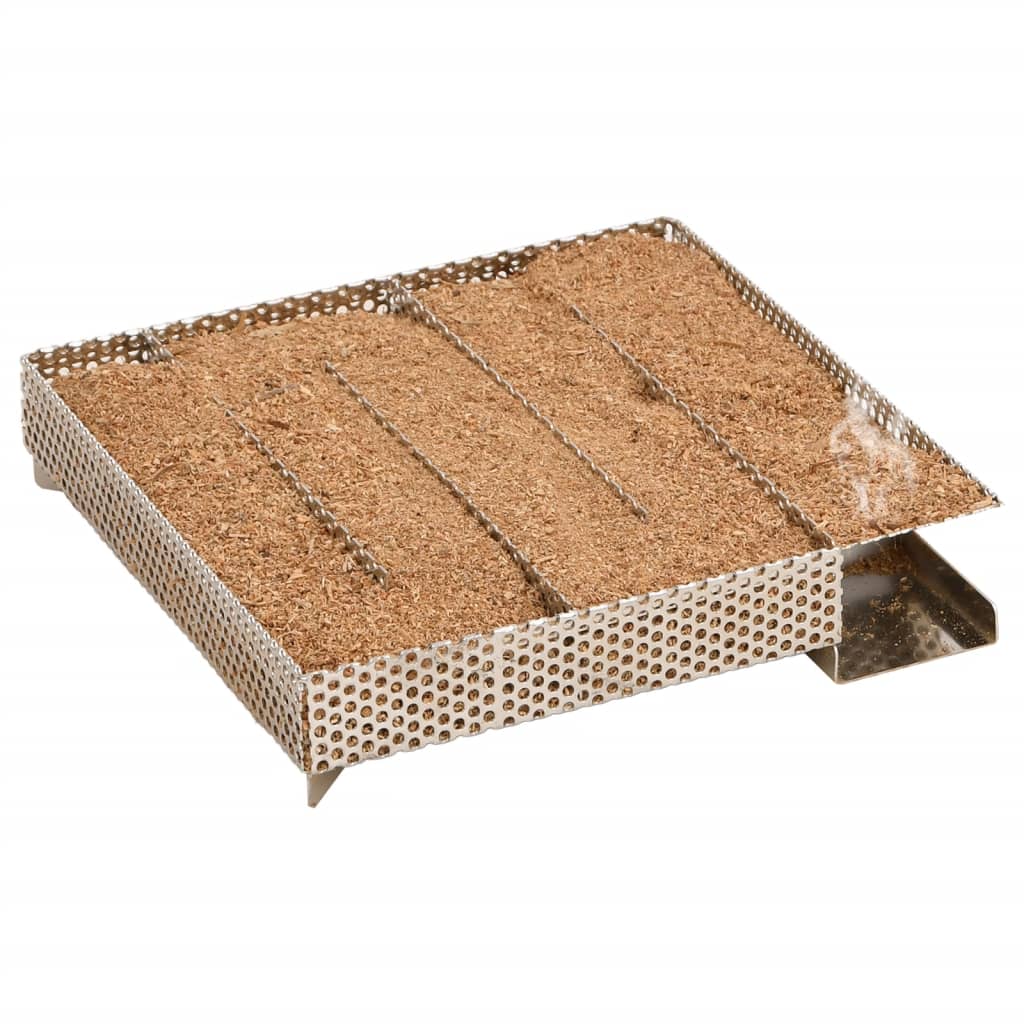 Kaltrauchgenerator 5-Kammer 21x21x4,5 cm Edelstahl Rauchgenerator für Räucheröfen