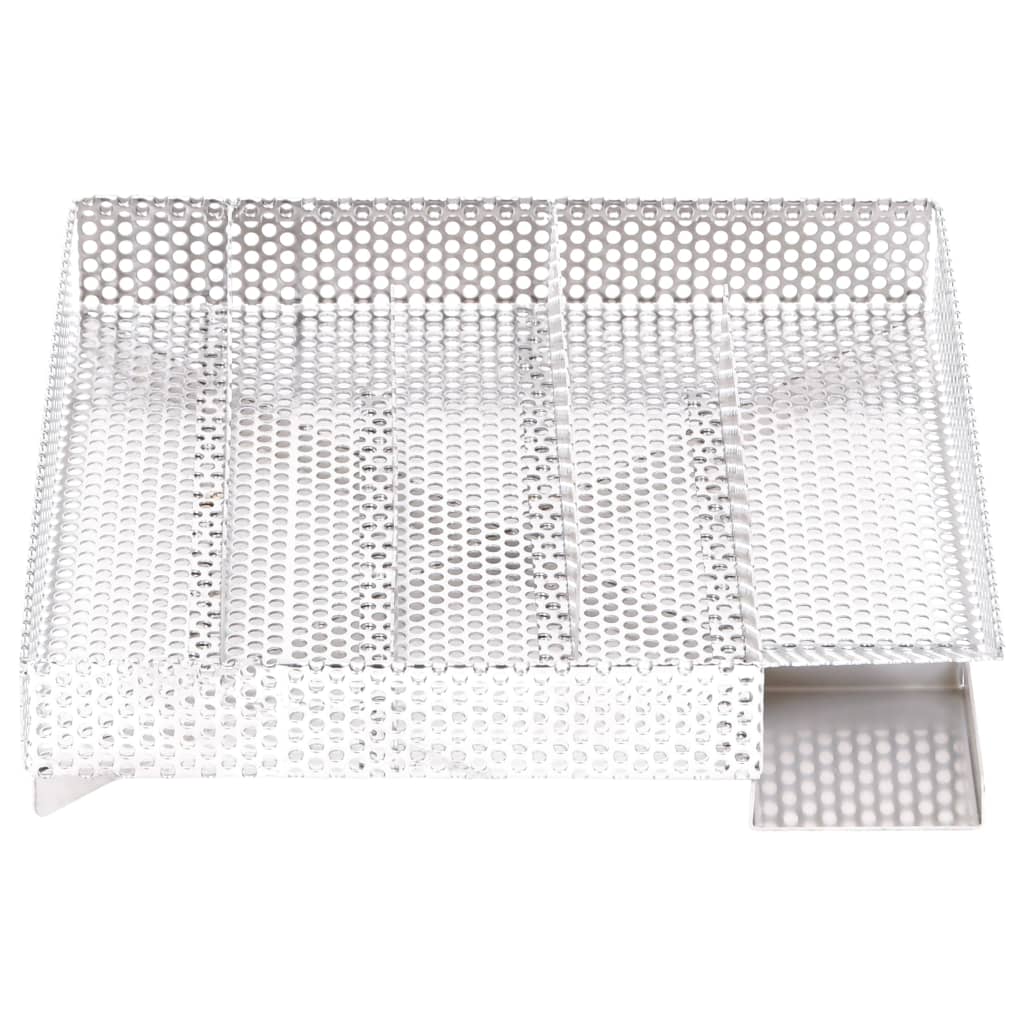 Kaltrauchgenerator 5-Kammer 21x21x4,5 cm Edelstahl Rauchgenerator für Räucheröfen