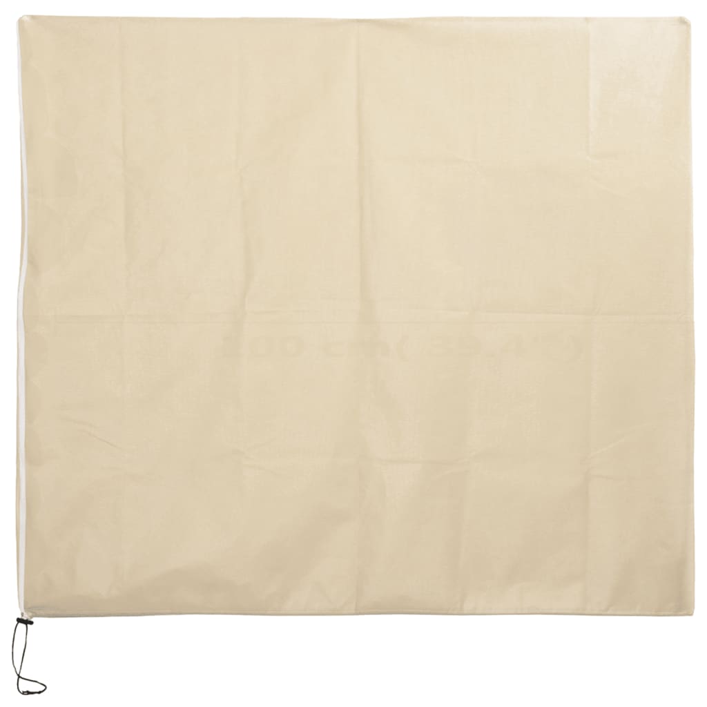 Winter fleece with zipper 70 g/m² 3.93x3.5 m Frost protection Garden fleece Plant protection