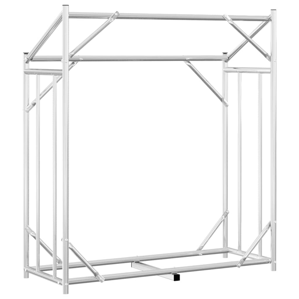 Firewood rack with rain cover 100.5x40.5x110.5 cm wood storage firewood stand