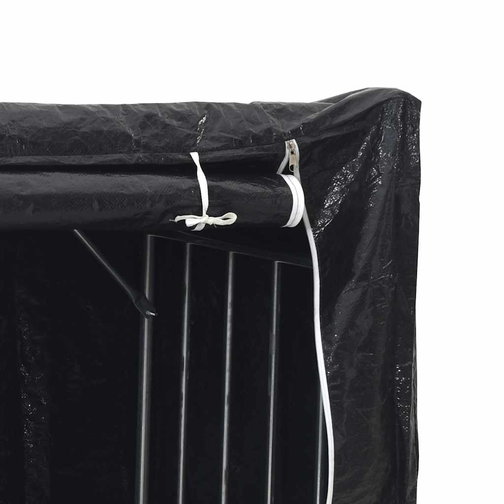 Firewood rack with rain cover 100.5x40.5x110.5 cm wood storage firewood stand