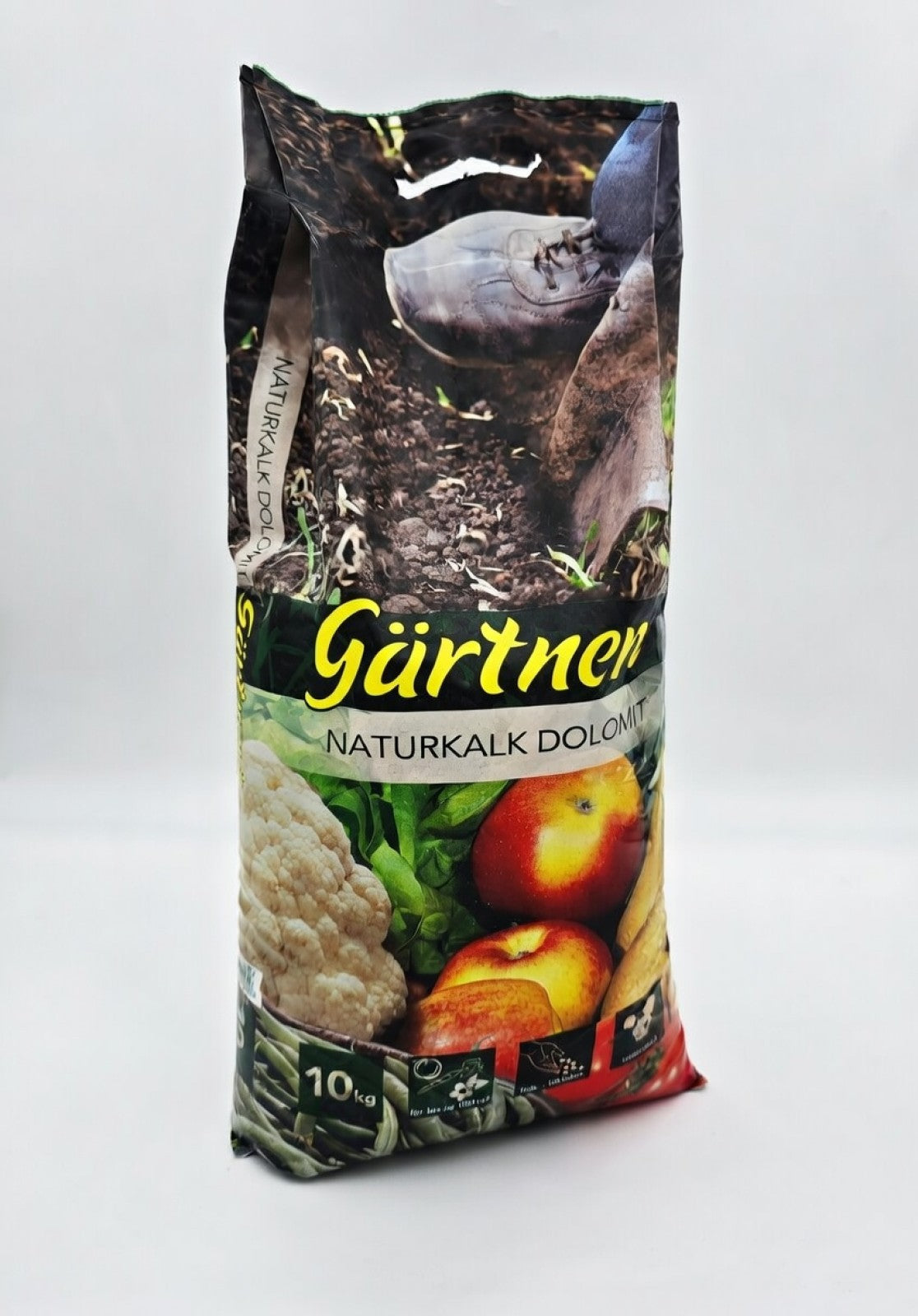 Gaertner´s Naturkalk Dolomit 10 kg Sack Magnesiumkalk für Rasen Ziergarten Gemüse Obst