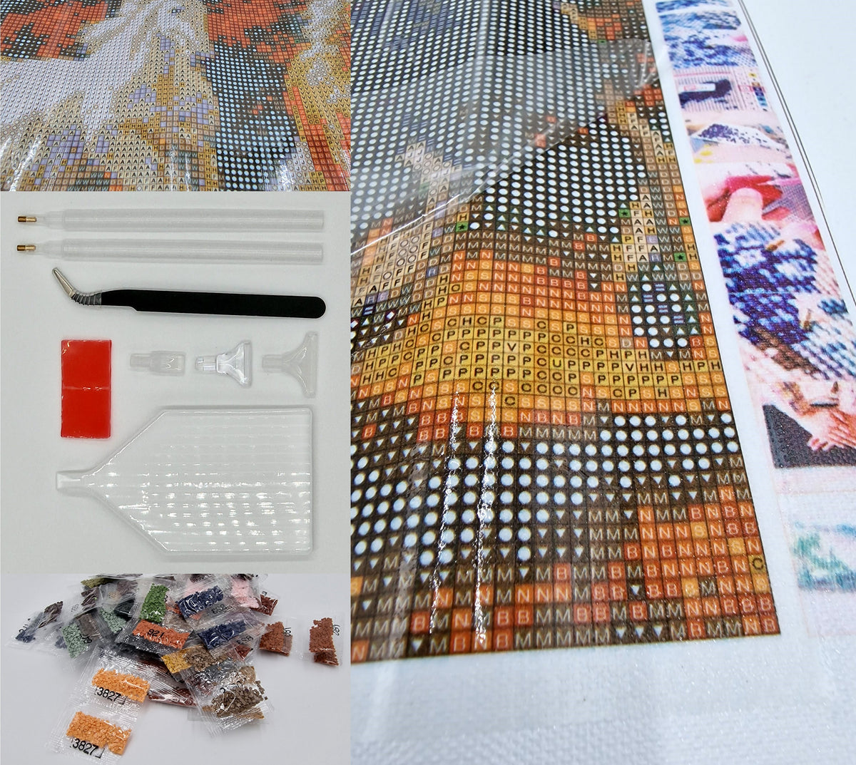 Diamond Painting DIY 5D Diamantmalerei Pferde Herde 30x40 cm Gemälde Wanddekoration Gemälde Freizeitspaß Erwachsene Jugendliche