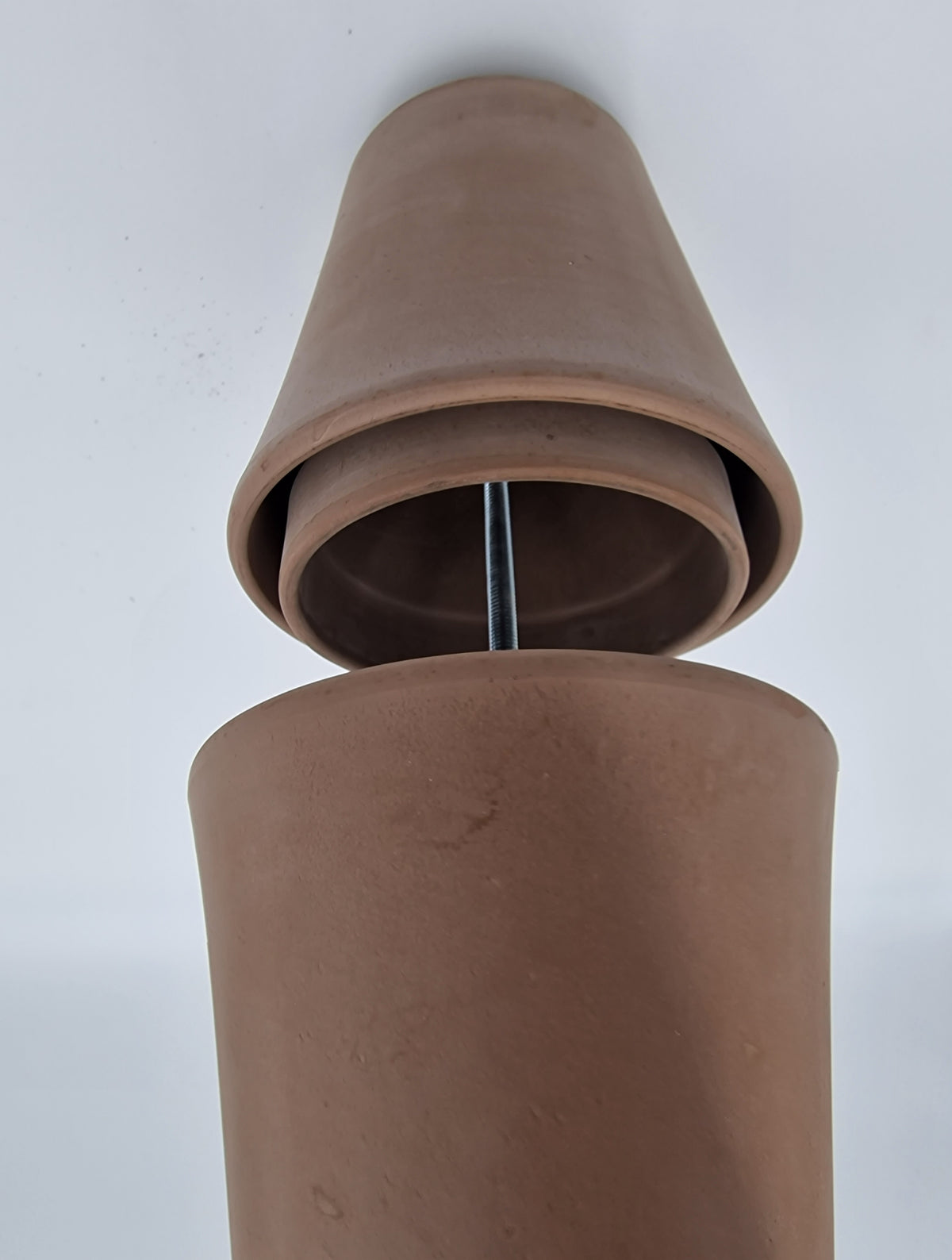 Teelichtofen Tischkamin Tischofen doppelwandig Tischdeko DIY 4 Kerzen sandfarben