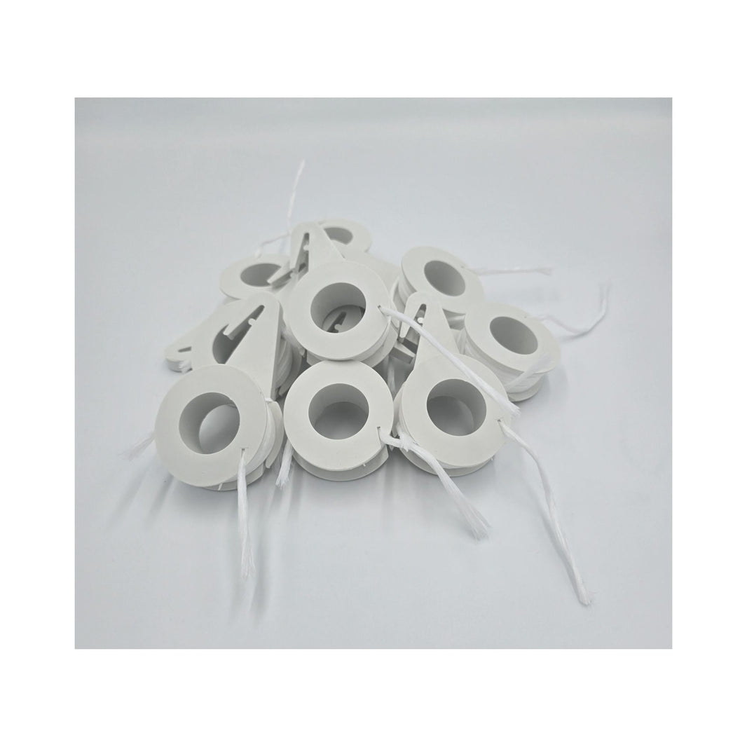 10 x Greenhouse Hanging Rollers, 8 Meters of Synthetic Yarn, Tomato Rollers, String Guide, Trellis Support