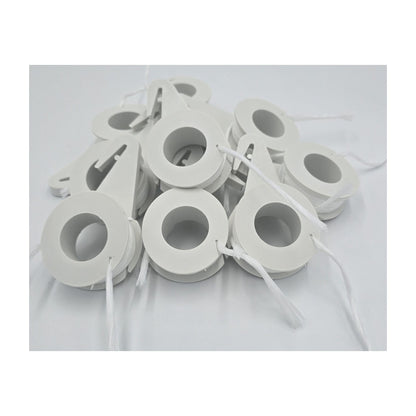 10 x Greenhouse Hanging Rollers, 8 Meters of Synthetic Yarn, Tomato Rollers, String Guide, Trellis Support