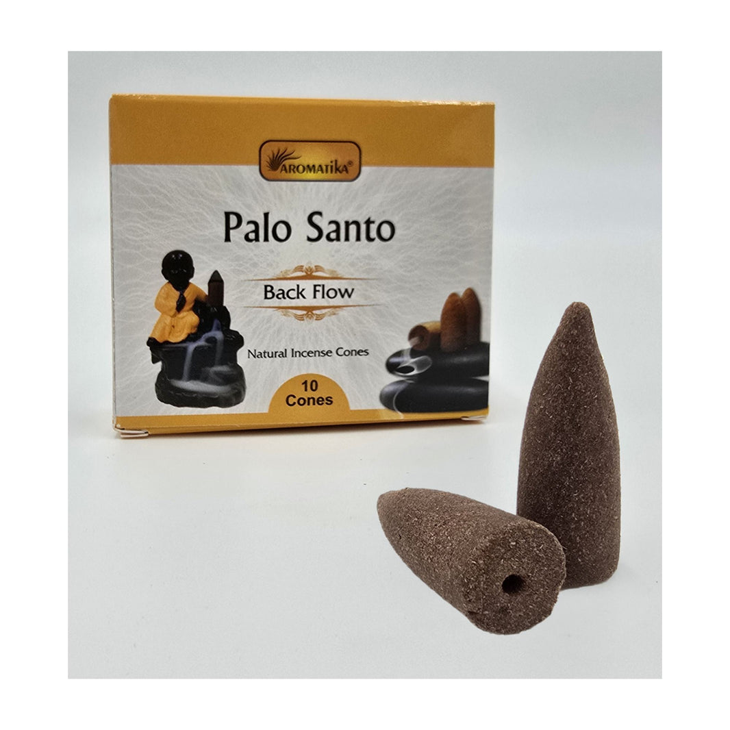 10 x Backflow-Räucherkegel Palo Santo aromatische Räucherkerzen Rückfluss
