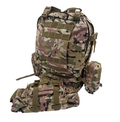 Armee-Style Rucksack 45 liter Camouflage BW BH wasserabweisend wüste tarn beige