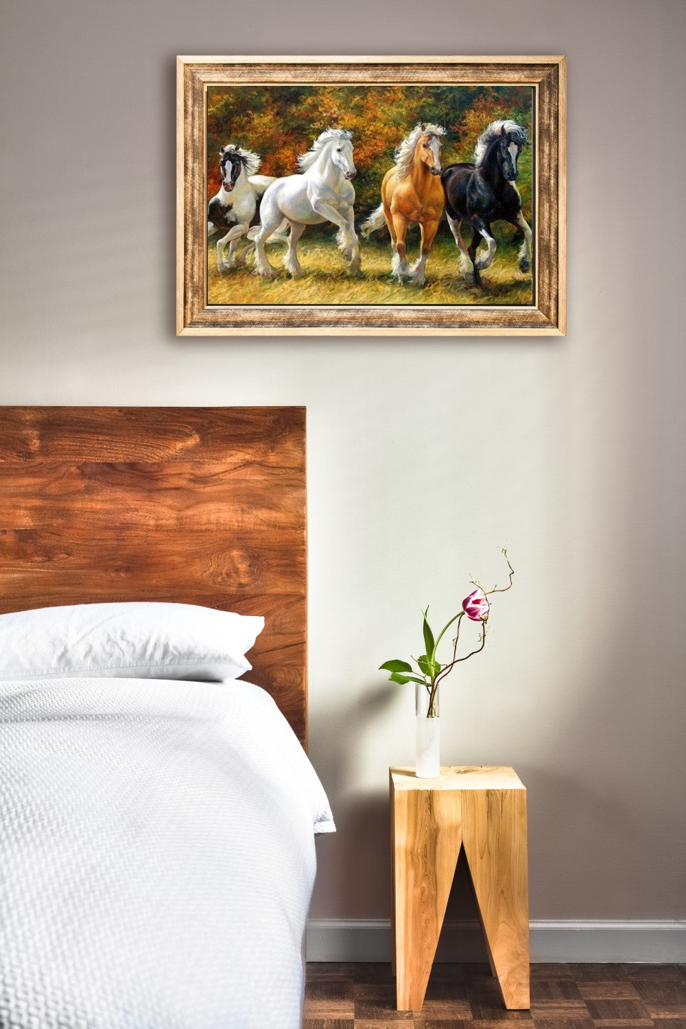 Diamond Painting DIY 5D Diamantmalerei Pferde Herde  30x40 cm Gemälde Wanddekoration Gemälde Freizeitspaß Erwachsene Jugendliche