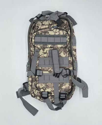 Armee-Style Rucksack 20 liter ACU Digital BW BH wasserabweisend Grau