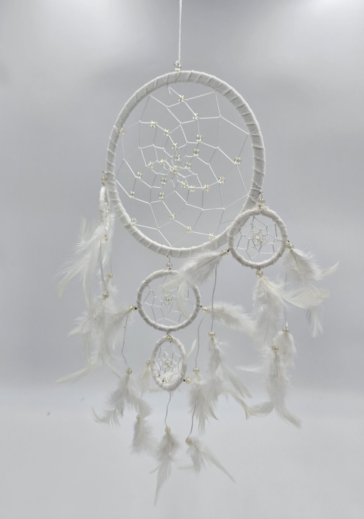 Dreamcatcher Bali 50x17x0.5cm Dreamcatcher red white black round large