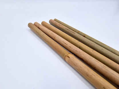 Tonkinstäbe ca. 120 cm Ø 8-10 mm Pflanzstäbe Rankstäbe Bambusstab Stange 60 Stück Braun