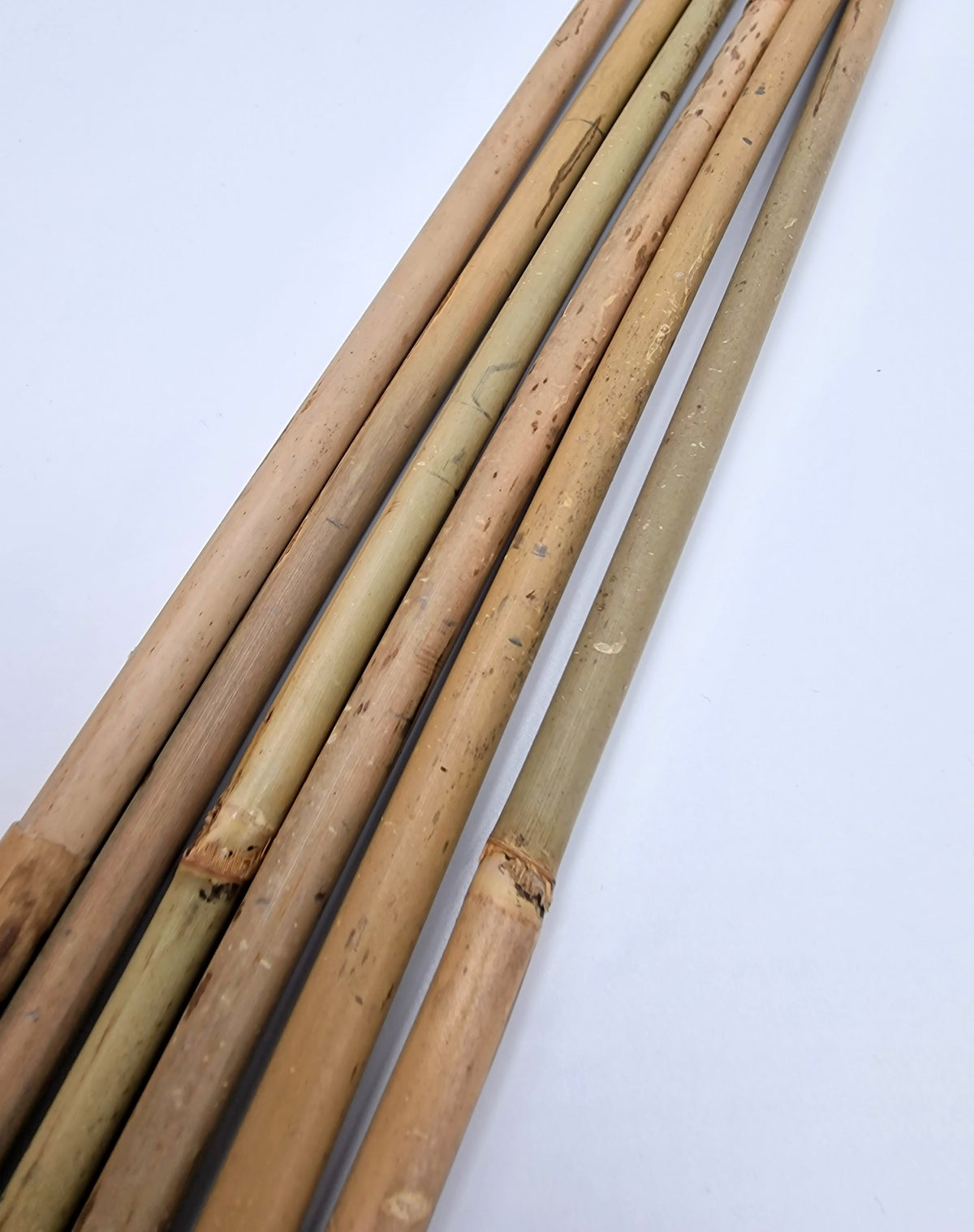 Tonkinstäbe ca. 120 cm Ø 8-10 mm Pflanzstäbe Rankstäbe Bambusstab Stange 60 Stück Braun