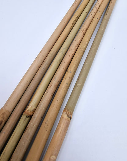 Tonkinstäbe ca. 120 cm Ø 8-10 mm Pflanzstäbe Rankstäbe Bambusstab Stange 60 Stück Braun