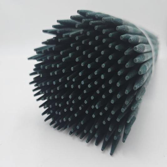 100 Splittstäbe 60 cm Ø 5,5 mm Pflanzstäbe Rankhilfe Pflanzenstab Grün