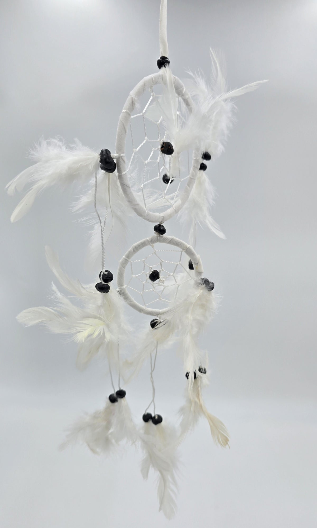 Dreamcatcher Bali 35x11x1cm, round, red, white, black, medium
