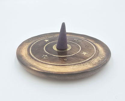 50 x Incense cones with floral lavender scent, aromatic incense candle, purple