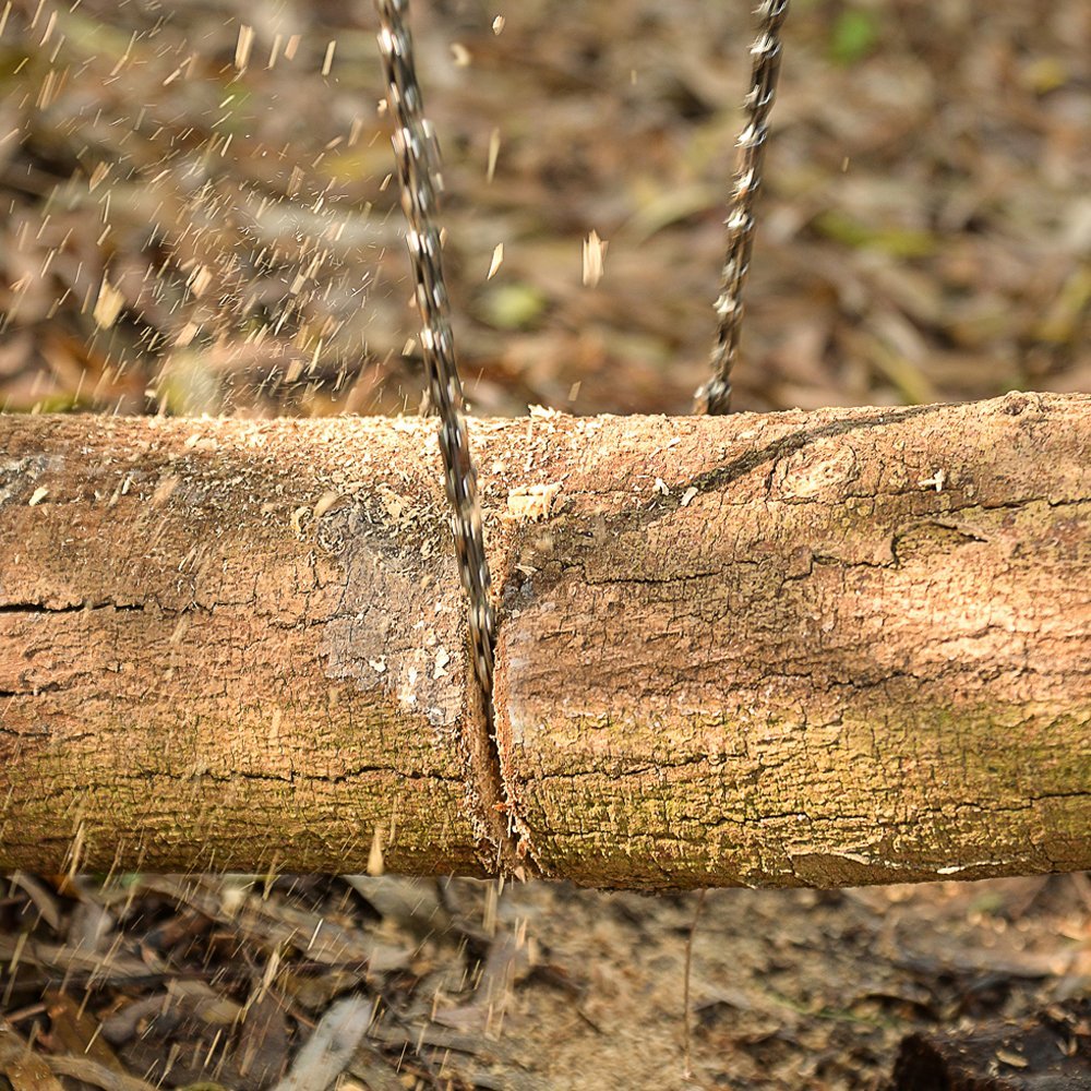 Hand chainsaw, hand saw, wire saw for garden, survival, bushcraft, 11 teeth, manganese steel