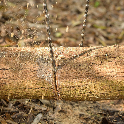 Hand chainsaw, hand saw, wire saw for garden, survival, bushcraft, 11 teeth, manganese steel