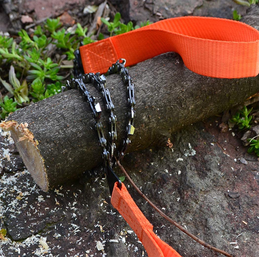 Hand chainsaw, hand saw, wire saw for garden, survival, bushcraft, 11 teeth, manganese steel
