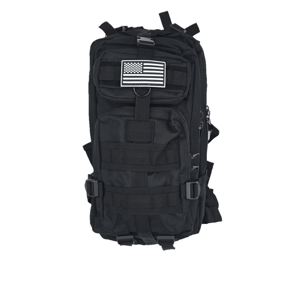 Army-style backpack, 20 liters, camouflage, German Army style, water-repellent, olive green camouflage pattern