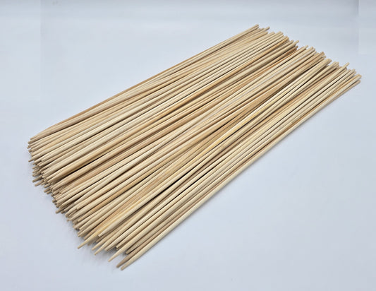 200 Splittstäbe 60 cm Ø 5,5 mm Pflanzstäbe Rankhilfe Pflanzenstab Natur