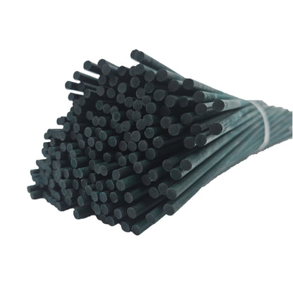200 Splittstäbe 60 cm Ø 5,5 mm Pflanzstäbe Rankhilfe Pflanzenstab Grün