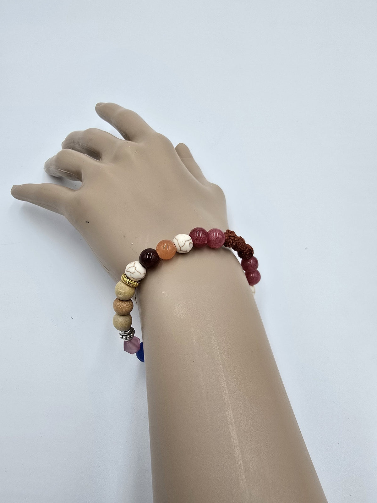 Tri Hiti Karana Bracelet Appreciation 6.5 cm ⌀ Bali Beaded Necklace Flexible