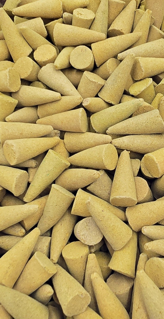 50 x Citronella Scented Incense Cones for Indoor, Garden, Outdoor, Yoga, Lemongrass