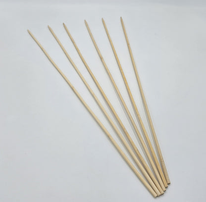 200 Splittstäbe 60 cm Ø 5,5 mm Pflanzstäbe Rankhilfe Pflanzenstab Natur