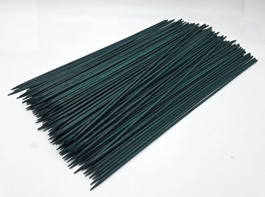 100 Splittstäbe 60 cm Ø 5,5 mm Pflanzstäbe Rankhilfe Pflanzenstab Grün