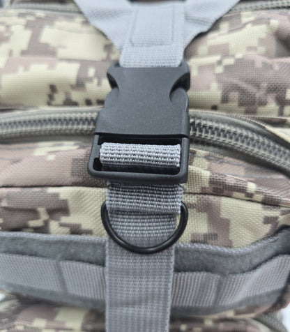 Armee-Style Rucksack 20 liter ACU Digital BW BH wasserabweisend Grau