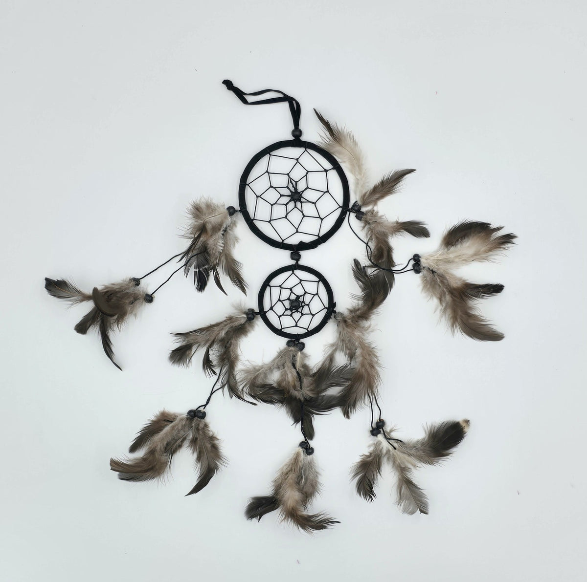 Dreamcatcher Bali 35x11x1cm, round, red, white, black, medium