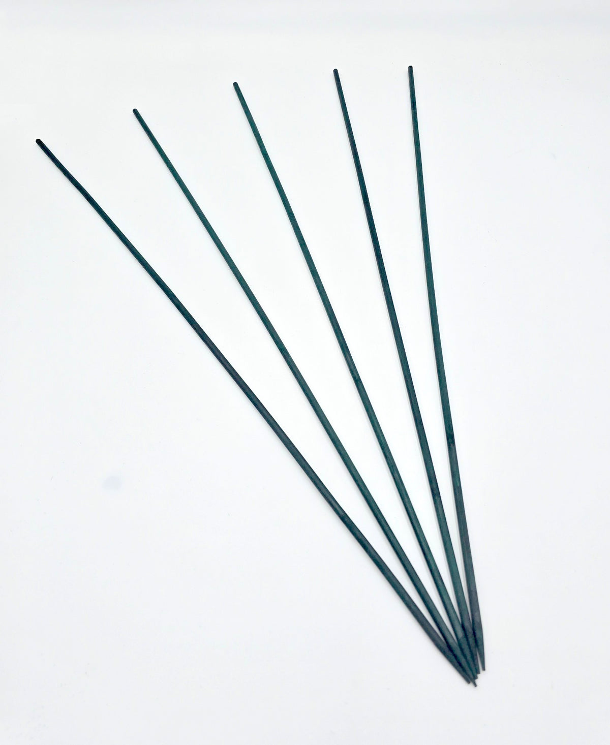 200 Splittstäbe 60 cm Ø 5,5 mm Pflanzstäbe Rankhilfe Pflanzenstab Grün