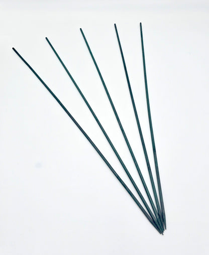 200 Splittstäbe 60 cm Ø 5,5 mm Pflanzstäbe Rankhilfe Pflanzenstab Grün