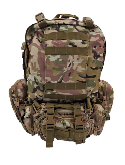 Armee-Style Rucksack 45 liter Camouflage BW BH wasserabweisend wüste tarn beige