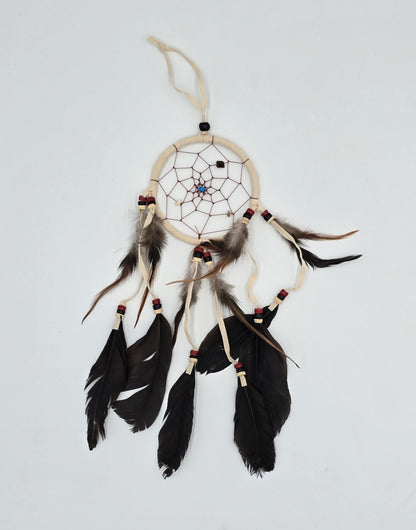 Dreamcatcher Bali 35x11x0.5cm Dreamcatcher round black brown beige medium