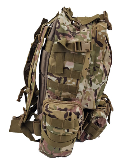 Armee-Style Rucksack 45 liter Camouflage BW BH wasserabweisend wüste tarn beige